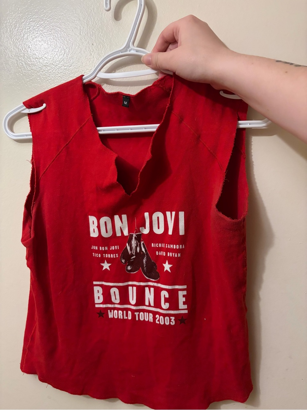 Vintage 2003 Bon Jovi "Bounce World Tour" Top